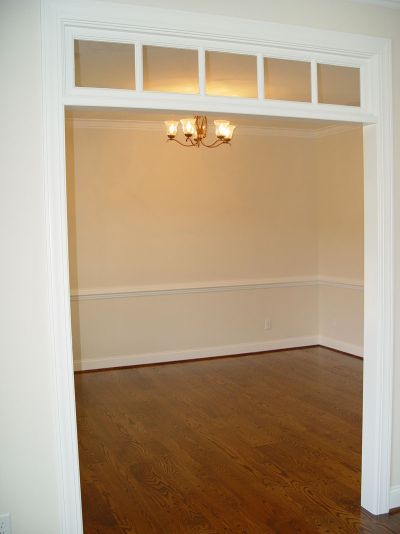 pet dining room trim